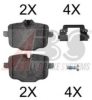 A.B.S. 37787 OE Brake Pad Set, disc brake